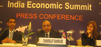 India Economic Summit press conference