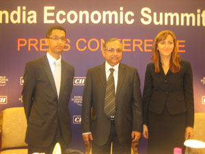 India Economic Summit press conference