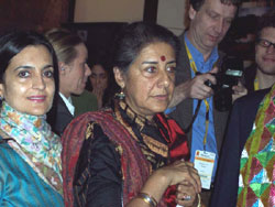 Ambika Soni and Kiran Choudhry