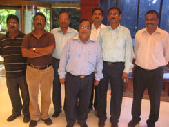 Senior Iffco officials received the visiting journalists at Bhuvneshwar