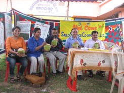 Journalists visiting the Self Help Group at village Sailo in Orissa