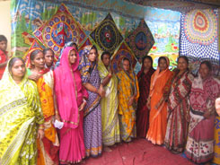 Women of Self Help Group at village Siula in Orissa