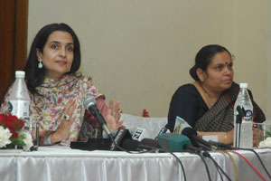 Kiran Choudhry and Keshni Anand Arora