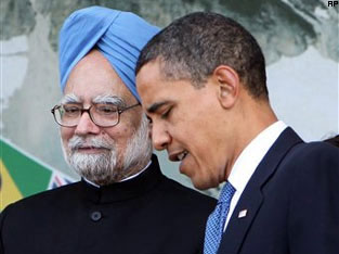 Manmohan with Obama