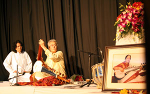 Sarod Maestro Ustad Amjad Ali Khan performs at the National Museum on the occassion of National Museum 50th Establishment Day