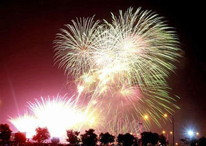 New Year Fire works