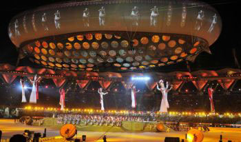 Opening ceremony of the Commonwealth Games in New Delhi
