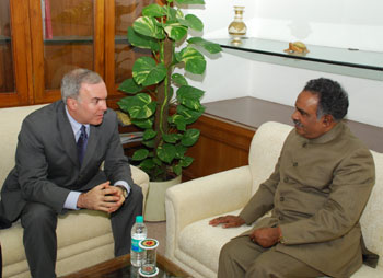 Deputy Minister of Foreign Affairs of the Republic of Azerbaijan, Mr. Vagif Sadigov, called on Lok Sabha Secretary-General, Mr P.D.T. Achary, in Parliament House on December 2, 2009.
